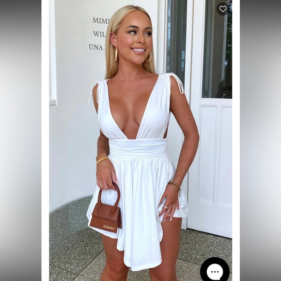 White Fox Boutique | Dresses | My Pleasure Mini Dress White | Poshmark